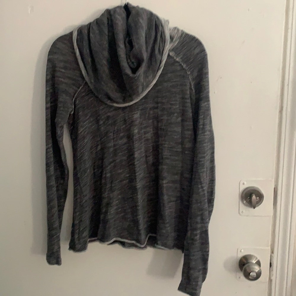 Cowl neck lightweight sweater